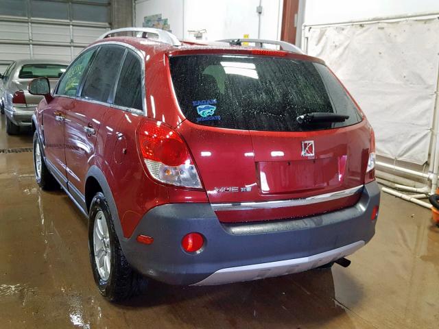 3GSCL33P68S691302 - 2008 SATURN VUE XE BURGUNDY photo 3