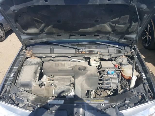 1G8AJ55F67Z181293 - 2007 SATURN ION LEVEL GRAY photo 7