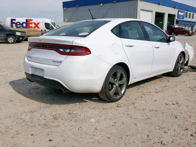 1C3CDFBA8DD322477 - 2013 DODGE DART SXT WHITE photo 4