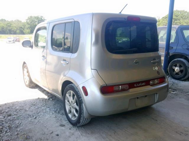 JN8AZ2KR7AT157496 - 2010 NISSAN CUBE BASE SILVER photo 3