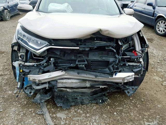 5J6RW2H90HL048199 - 2017 HONDA CR-V TOURI TAN photo 7