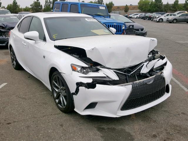 JTHBF1D28E5040215 - 2014 LEXUS IS 250 WHITE photo 1