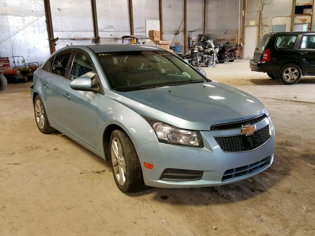 1G1PH5S97B7183609 - 2011 CHEVROLET CRUZE BLUE photo 1