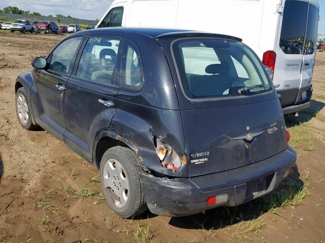 3A8FY48B58T108136 - 2008 CHRYSLER PT CRUISER BLACK photo 3