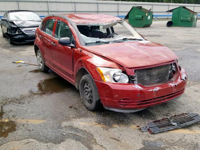 1B3HB28BX7D177805 - 2007 DODGE CALIBER RED photo 1