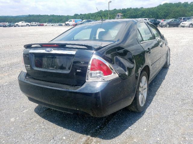 3FAHP08Z87R236509 - 2007 FORD FUSION SEL BLACK photo 4