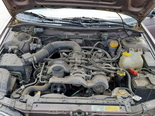 4S3BK6355S7316050 - 1995 SUBARU LEGACY L BROWN photo 7