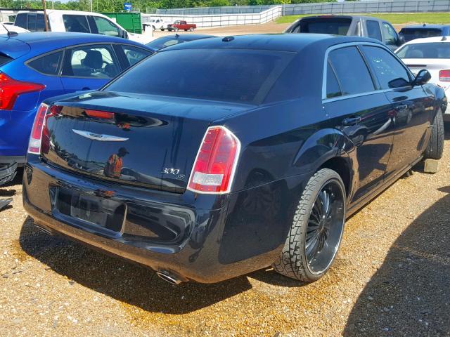 2C3CCABG9CH279408 - 2012 CHRYSLER 300 S BLACK photo 4