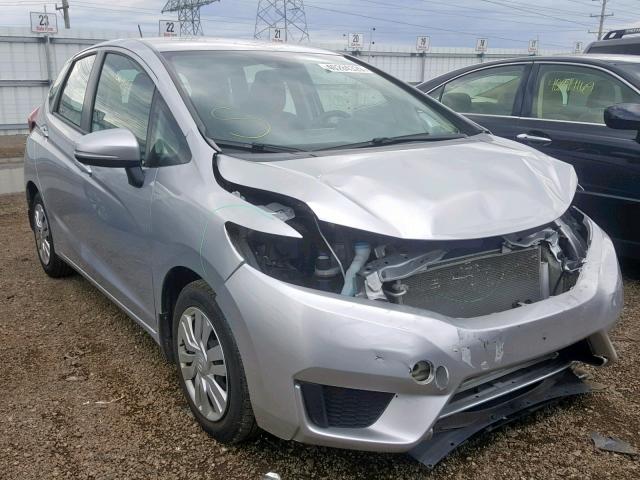 3HGGK5H55FM718561 - 2015 HONDA FIT LX SILVER photo 1