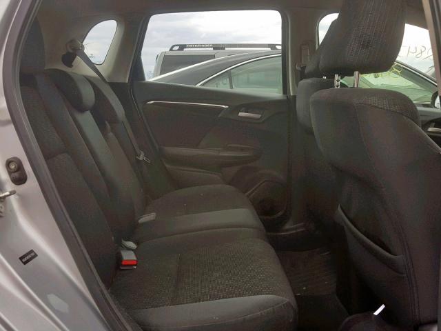 3HGGK5H55FM718561 - 2015 HONDA FIT LX SILVER photo 6