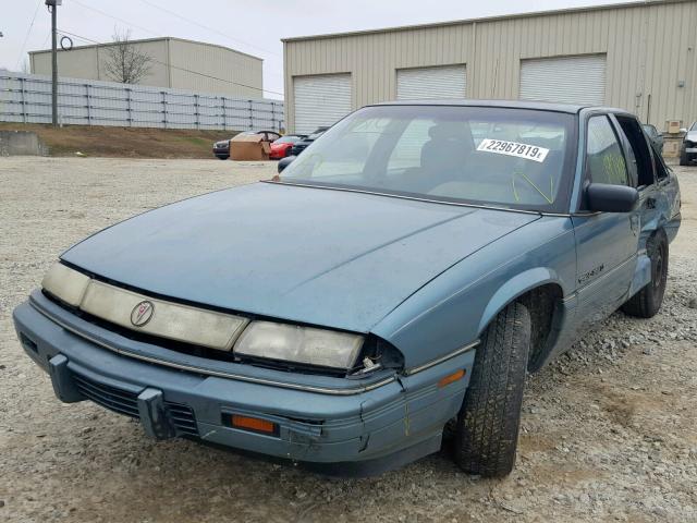 1G2WH54T4PF286483 - 1993 PONTIAC GRAND PRIX Կանաչ լուսանկար 2