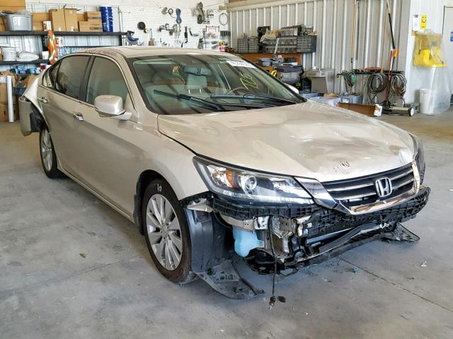 1HGCR2F83FA060550 - 2015 HONDA ACCORD EXL GOLD photo 1