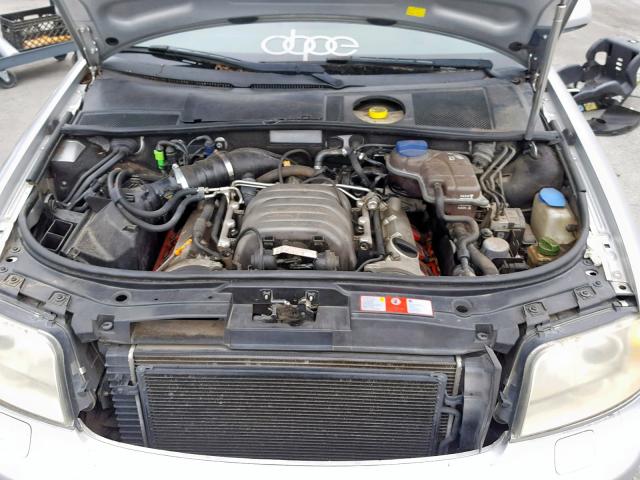 WAUJT64B32N145563 - 2002 AUDI A6 3 GRAY photo 7