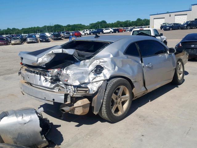 2G1FA1ED9B9119692 - 2011 CHEVROLET CAMARO LS SILVER photo 4