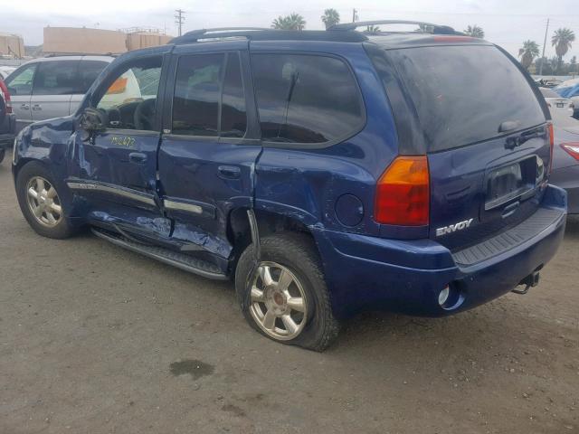 1GKDS13S322170119 - 2002 GMC ENVOY BLUE photo 3