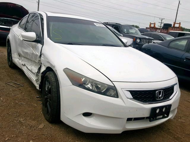 1HGCS12898A005978 - 2008 HONDA ACCORD EXL WHITE photo 1