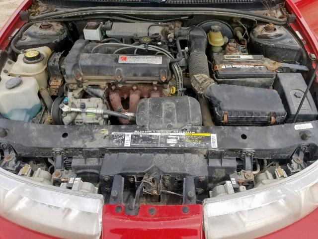 1G8ZG1271XZ163968 - 1999 SATURN SC2 RED photo 7