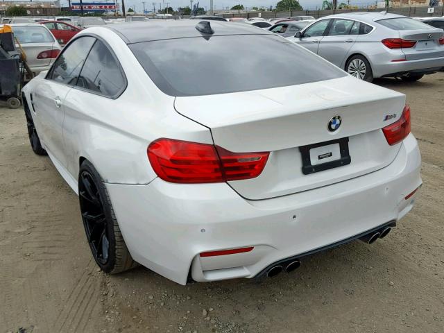 WBS3R9C52FK332168 - 2015 BMW M4 WHITE photo 3