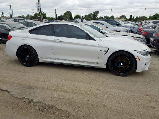 WBS3R9C52FK332168 - 2015 BMW M4 WHITE photo 9