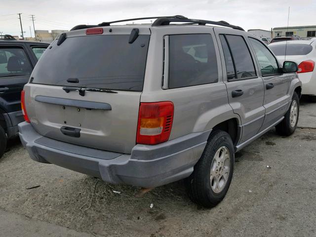 1J4GX48S31C540721 - 2001 JEEP GRAND CHER BEIGE photo 4