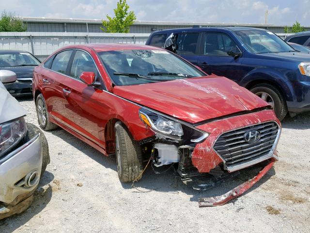 5NPE34AF9JH685918 - 2018 HYUNDAI SONATA SPO RED photo 1