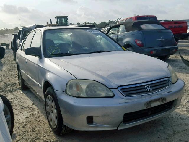 2HGEJ6618YH548942 - 2000 HONDA CIVIC BASE SILVER photo 1