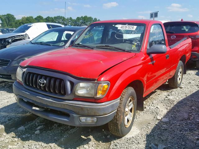 5TENL42N33Z151013 - 2003 TOYOTA TACOMA RED photo 2