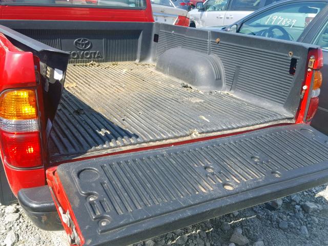 5TENL42N33Z151013 - 2003 TOYOTA TACOMA RED photo 6