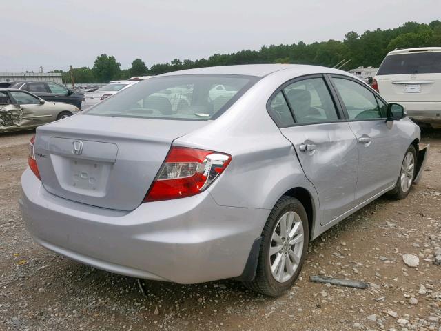 2HGFB2F93CH569142 - 2012 HONDA CIVIC EXL SILVER photo 4