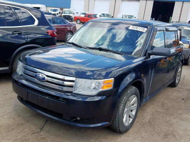 2FMGK5BC0ABA63138 - 2010 FORD FLEX SE BLUE photo 2