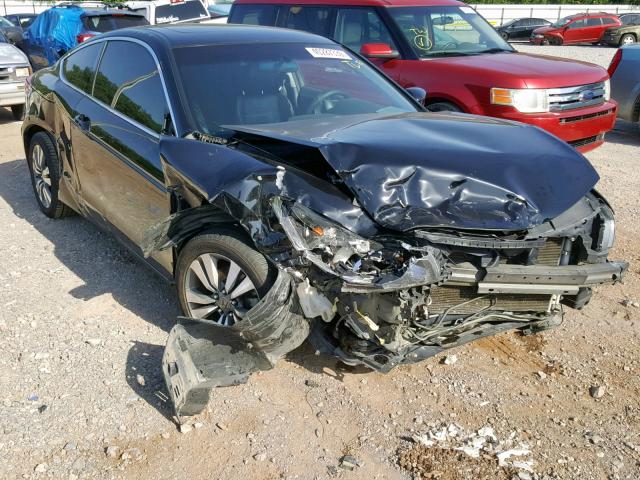 1HGCS1B83CA015978 - 2012 HONDA ACCORD EXL BLACK photo 1