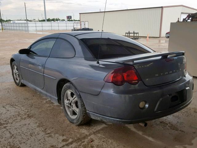 4B3AG42G45E033353 - 2005 DODGE STRATUS SX GRAY photo 3