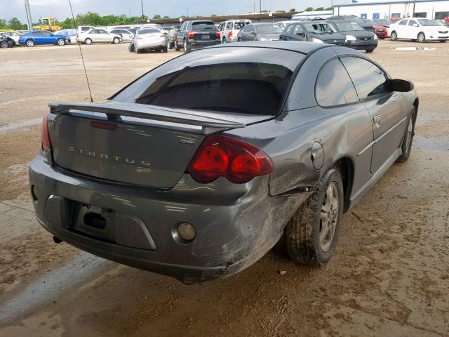 4B3AG42G45E033353 - 2005 DODGE STRATUS SX GRAY photo 4