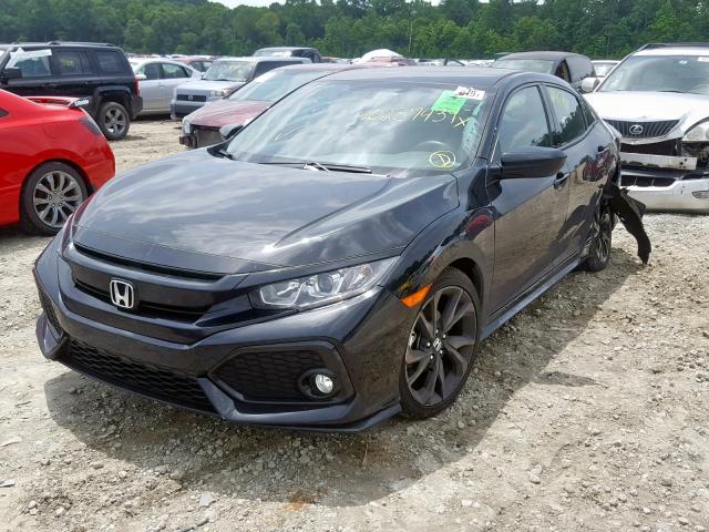 SHHFK7G41HU234195 - 2017 HONDA CIVIC SPOR BLACK photo 2