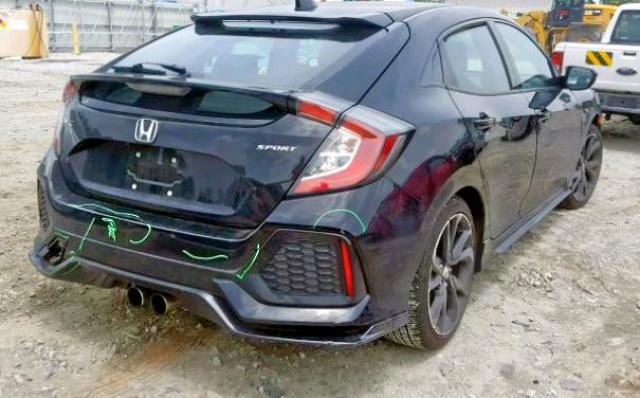 SHHFK7G41HU234195 - 2017 HONDA CIVIC SPOR BLACK photo 4