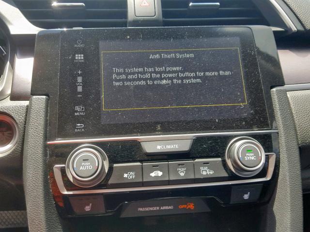 19XFC1F71GE022487 - 2016 HONDA CIVIC EXL 银色 照片 9