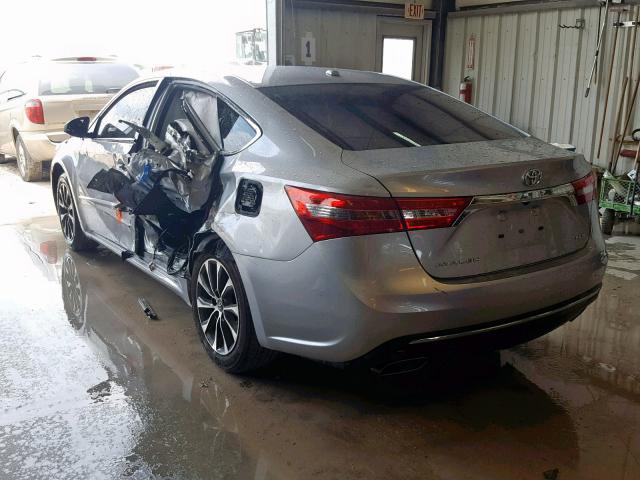 4T1BK1EB9JU285452 - 2018 TOYOTA AVALON XLE SILVER photo 3