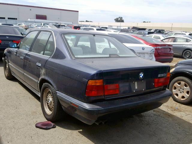 WBAHE2325RGE88685 - 1994 BMW 530 I AUTO BLUE photo 3