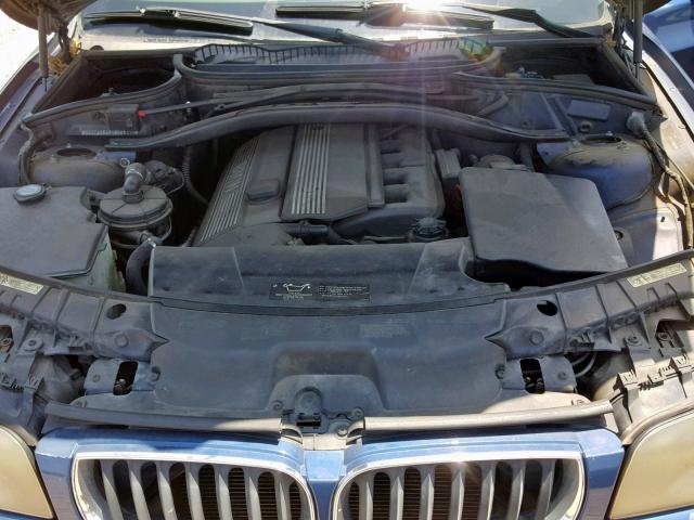 WBXPA93494WC30126 - 2004 BMW X3 3.0I BLUE photo 7