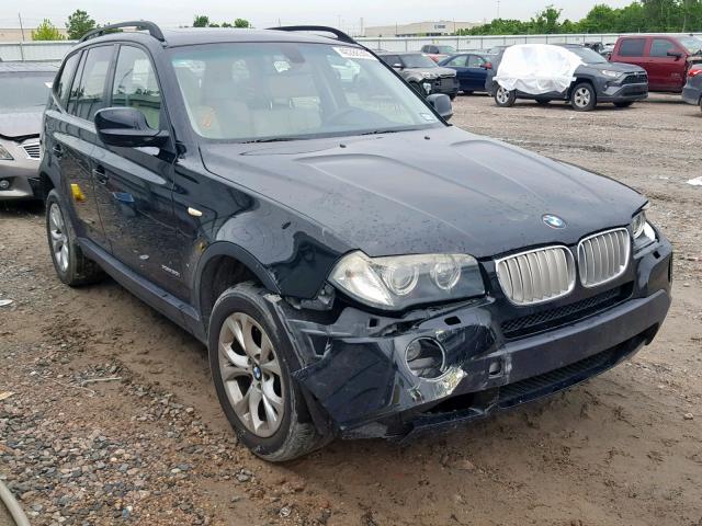 WBXPC9C4XAWJ32032 - 2010 BMW X3 XDRIVE3 BLACK photo 1