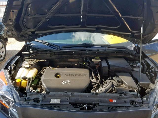 JM1BL1SG1A1212076 - 2010 MAZDA 3 I GRAY photo 7