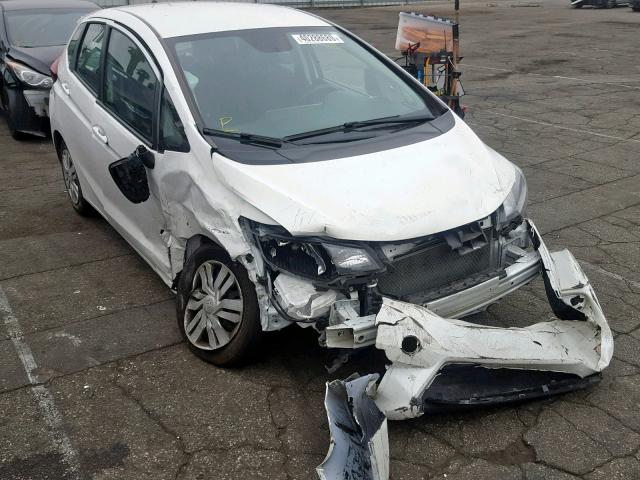 3HGGK5H56HM710696 - 2017 HONDA FIT LX WHITE photo 1