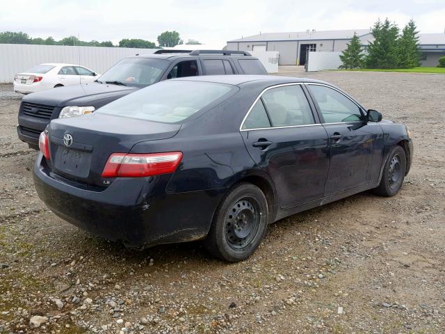 4T1BE46K57U537052 - 2007 TOYOTA CAMRY NEW BLACK photo 4