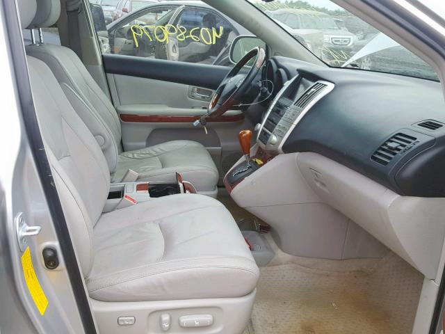 JTJGW31UX82851624 - 2008 LEXUS RX 400H SILVER photo 5