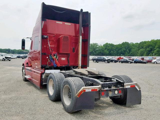 3HSCUAPR1BN365168 - 2011 INTERNATIONAL PROSTAR PR MAROON photo 3