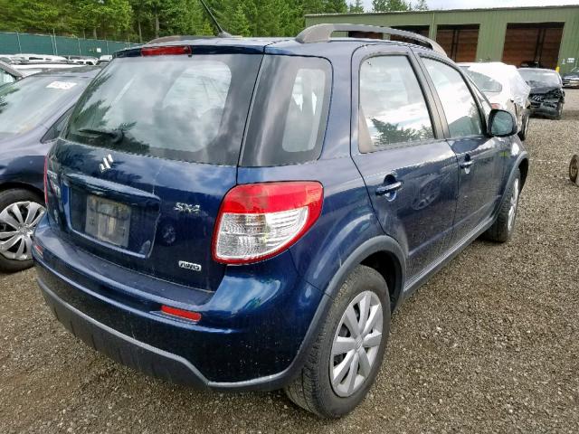 JS2YB5A39A6300255 - 2010 SUZUKI SX4 BLUE photo 4