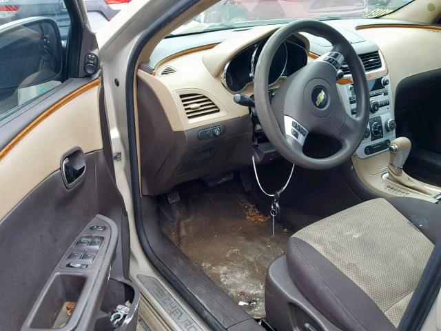 1G1ZH57B89F187642 - 2009 CHEVROLET MALIBU 1LT 米色 照片 9