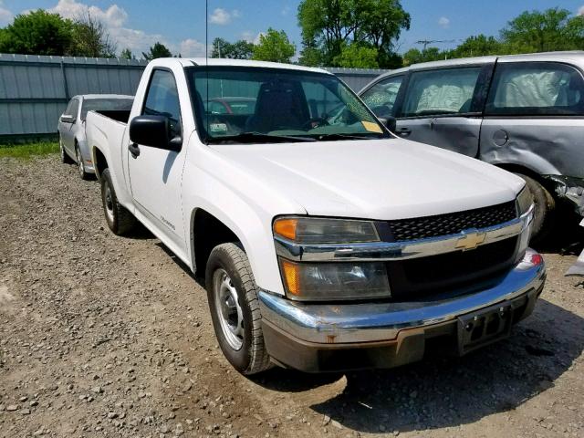 1GCCS146158220350 - 2005 CHEVROLET COLORADO WHITE photo 1