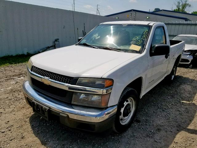 1GCCS146158220350 - 2005 CHEVROLET COLORADO WHITE photo 2