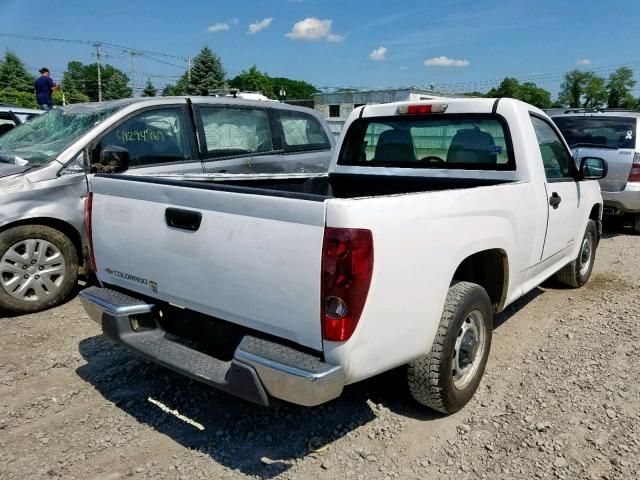 1GCCS146158220350 - 2005 CHEVROLET COLORADO WHITE photo 4